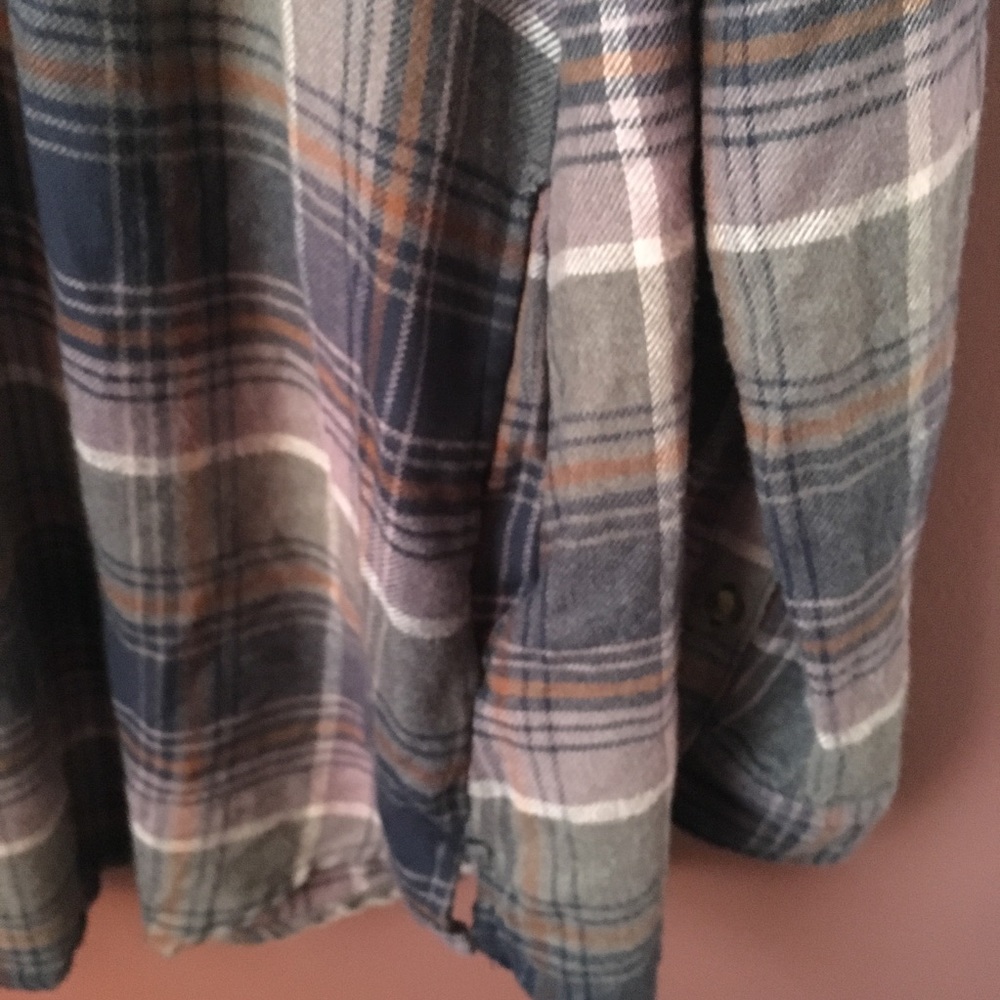 American Eagle Half Button Ultra Soft Flannel - image 4